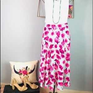 SAPRANO FLORAL MIDI SKIRT